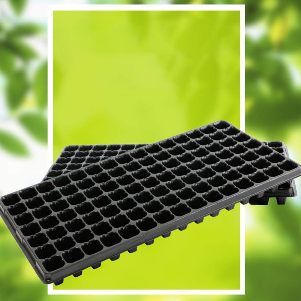 10 Pièces Semences Sprout Plateau La Germination des Graines Plateau 105 Cellules Pépinière Pots Trous Agropyre Producteur pour Bureau À La Maison Jardin Semis La Plantation de