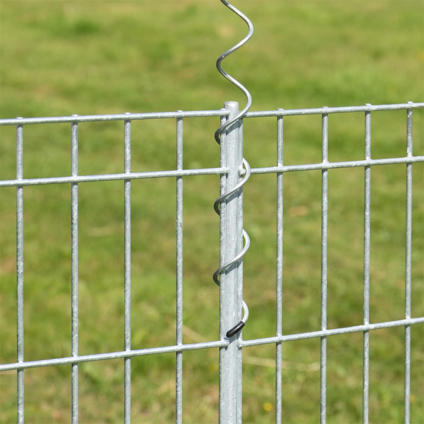 VOSS.garden Steckzaun 80x690cm, verzinkt, Gartenzaun, Hundezaun, Teichschutzzaun, Kleintiergehege, Campingzaun