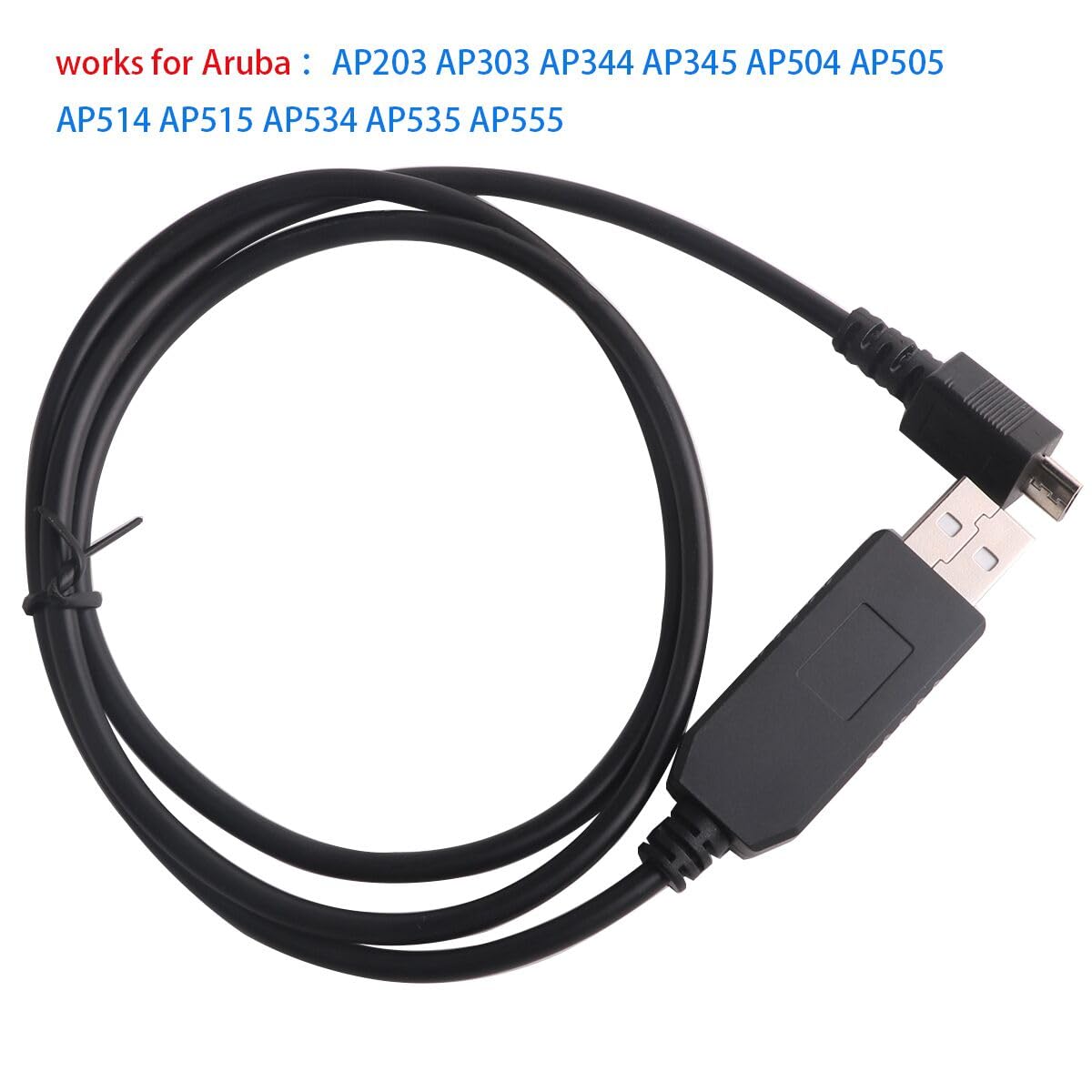 Micro USB Console Cable for Aruba WiFi 6 Wireless Access Point with FTDI USB TTL Serial Adapter for AP-203 AP-303 AP-344/345 Extreme AP305C