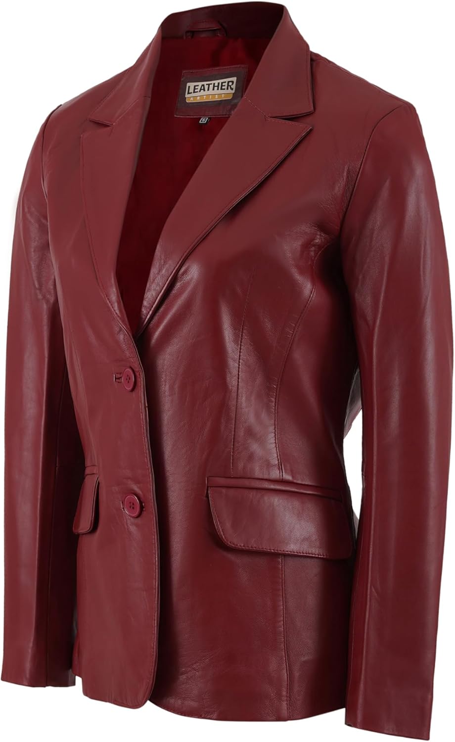 Everyday Leather Blazer Women Genuine Lambskin Leather Jacket Coat - Image 3