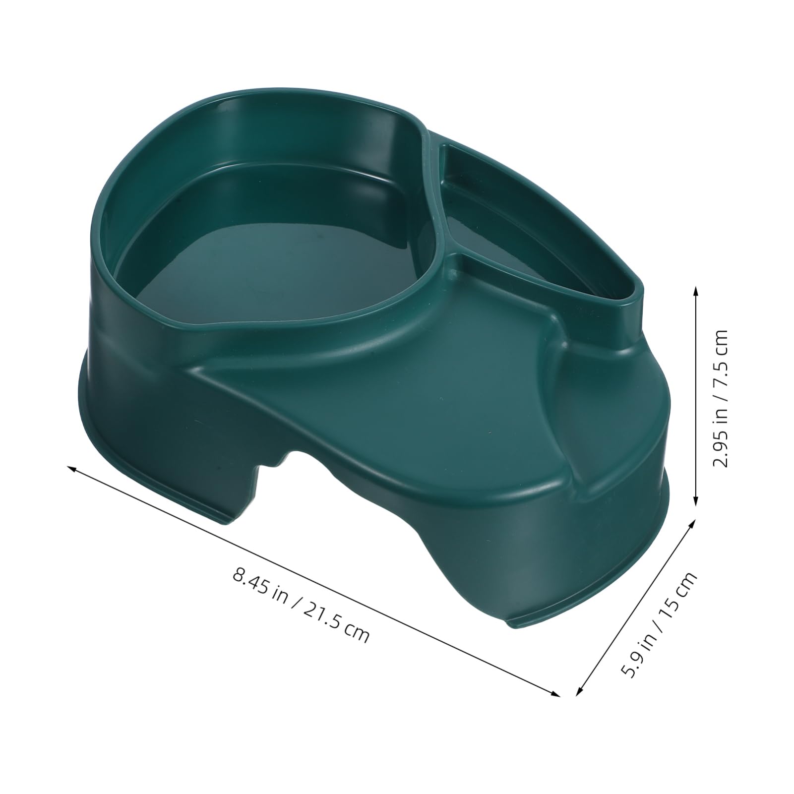 Abaodam Reptile Food Bowl Water Dish Non Slip Feeding Tray for Tortoises Lizards Stylish Terrarium Accessory Providing Comfortable for Safe Feeding Drinking
