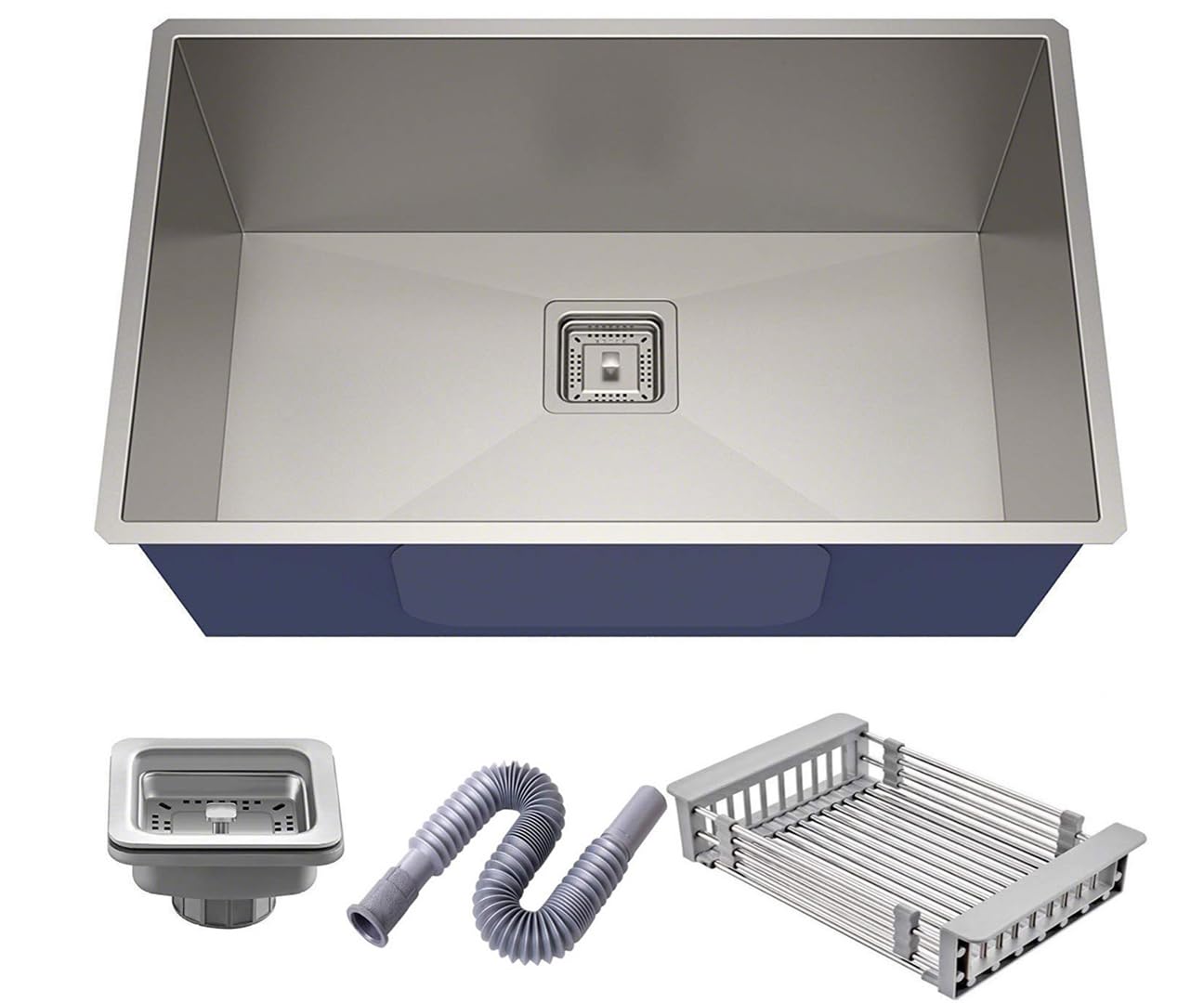 THOISEWELT® 304"Stainless Steel Material Square Kitchen Sink Bar Sink Wash Basin Laboratory Dental Clinic All Type Use This Product (21 x 18 x 9 Inches) (B0CDBXRP6G) Amazon Price History, Amazon Price Tracker
