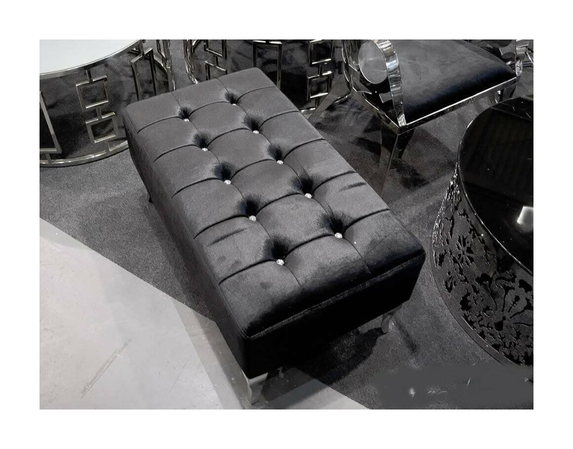 Banc Bank Vert Émeraude Baroque Antique Rokoko Botique 90cm Banque