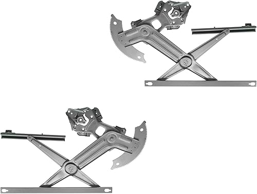 Miniatura 214 de TRQ Juego de elevalunas manual para el lado del conductor y del pasajero compatible con Chevrolet Tracker 1998 1989-1997 Geo 1989-1998 Suzuki
