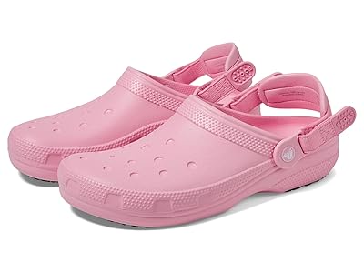 Crocs Work Classic Work Clog Shoes Pink Tweed