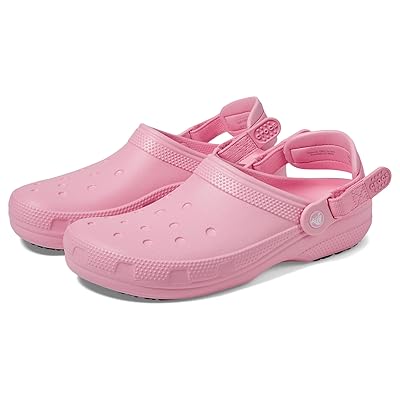 Crocs Work Classic Work Clog Shoes Pink Tweed