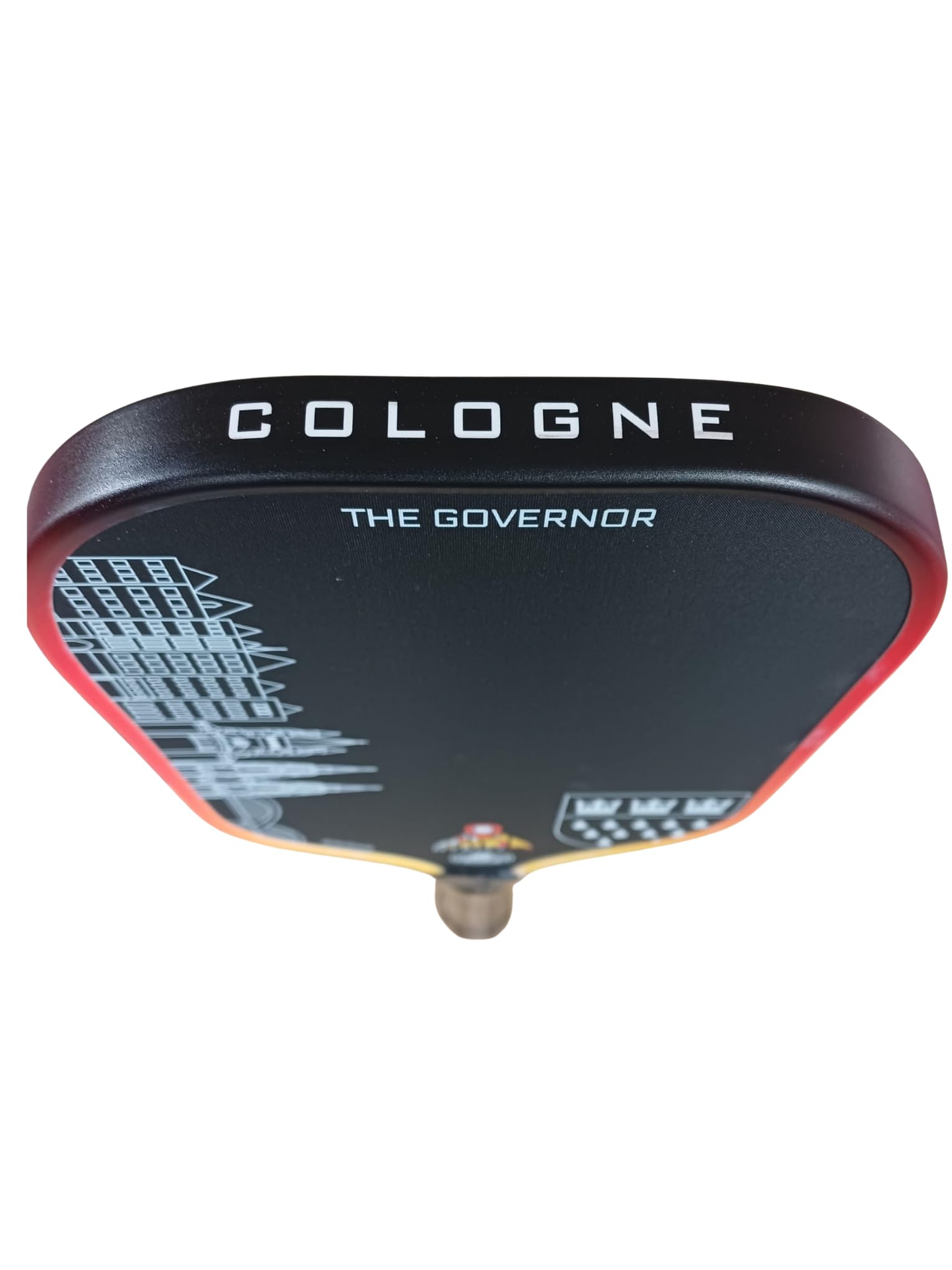 Rakieta Pickleball Governor Cologne Edition, certyfikat USAP, 42 x 18 cm, uchwyt 14 cm, włókno surowe + włókno szklane, 237-245 g, rakieta z rdzeniem o strukturze plastra miodu 16 mm