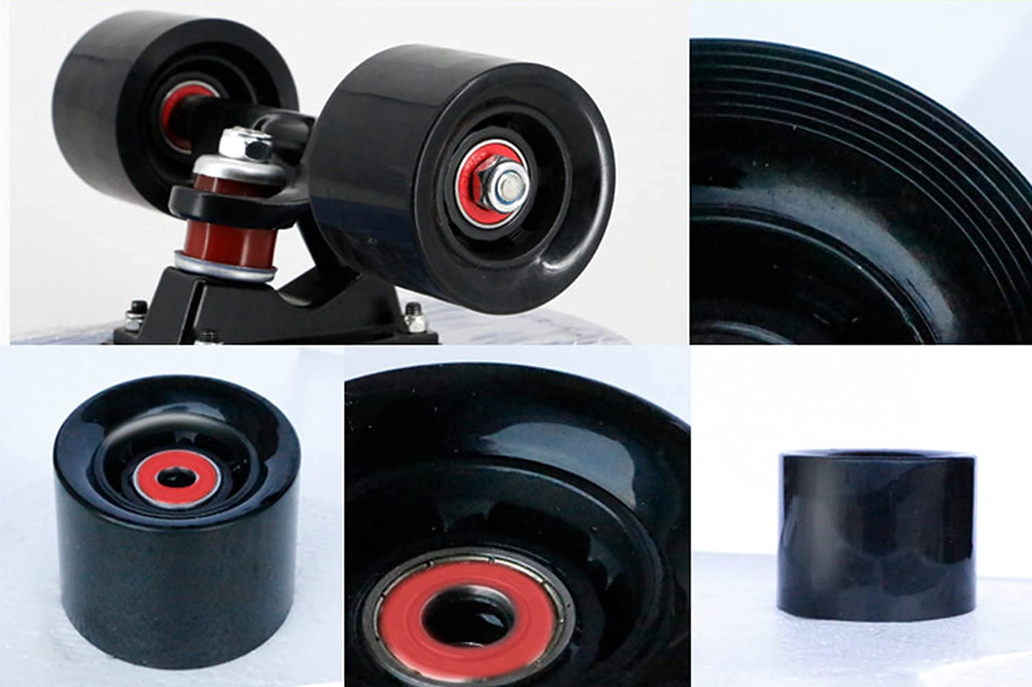 TangDao Mini Longboard 80cm Croiseur Bois d'érable 8 Plis Roulement ABEC-7