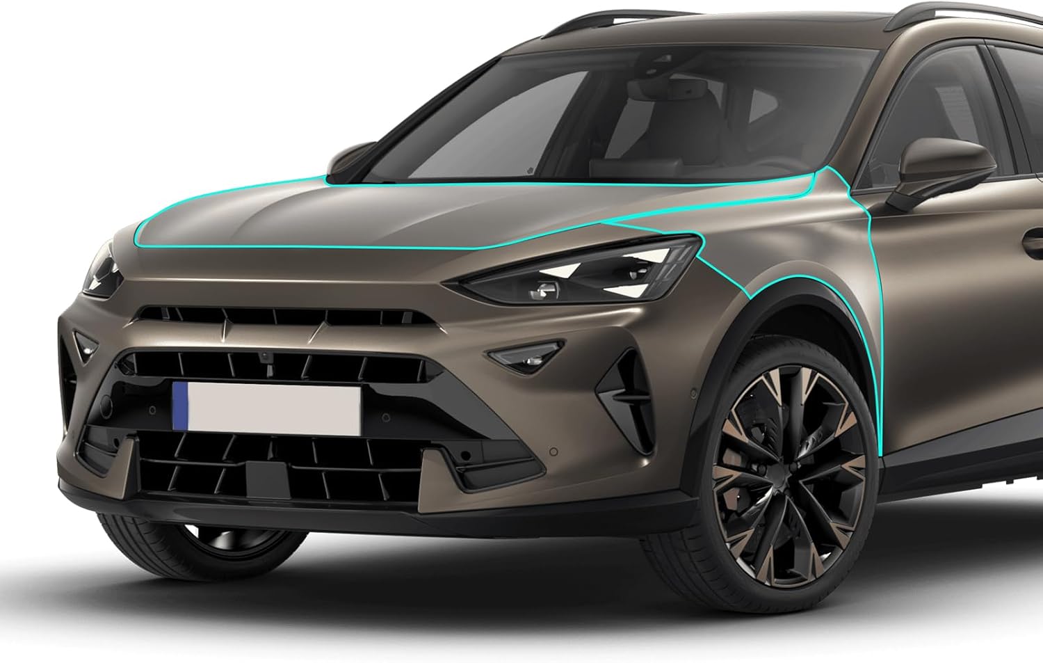 for 2024-2025 SIAT CUPAR Formentor Precut Paint Protective Film 8.5 Mil TPU PPF Clear Car HD Scratch Exterior Accessories (Full Body)