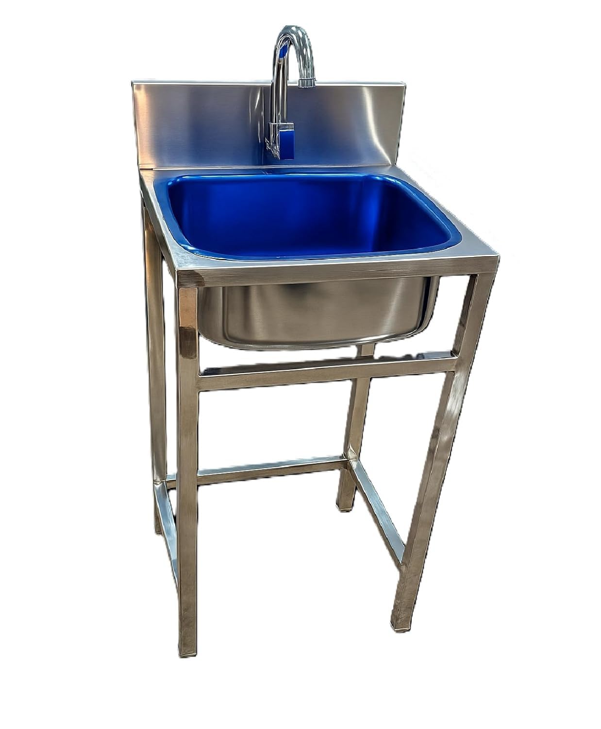 Stainless Steel Commercial Utility Sink with Tap – Portable Single Bowl Wash Basin for Restaurant, Café, Hotel, Bar, Garage, Laundry & Outdoor Kitchen-image-46