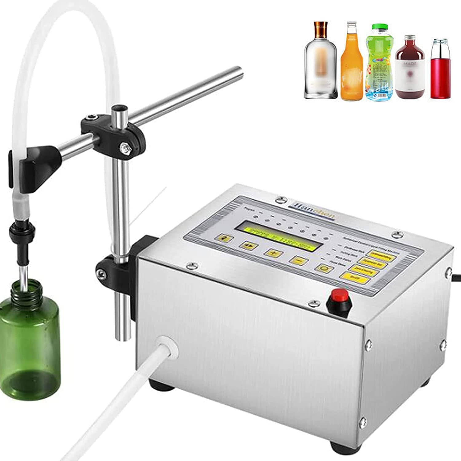 Liquid Filling Machine, Liquid Filling Machine, 2-3500Ml Bottle Filler Machine, Electric Digital Control Diaphragm Pump