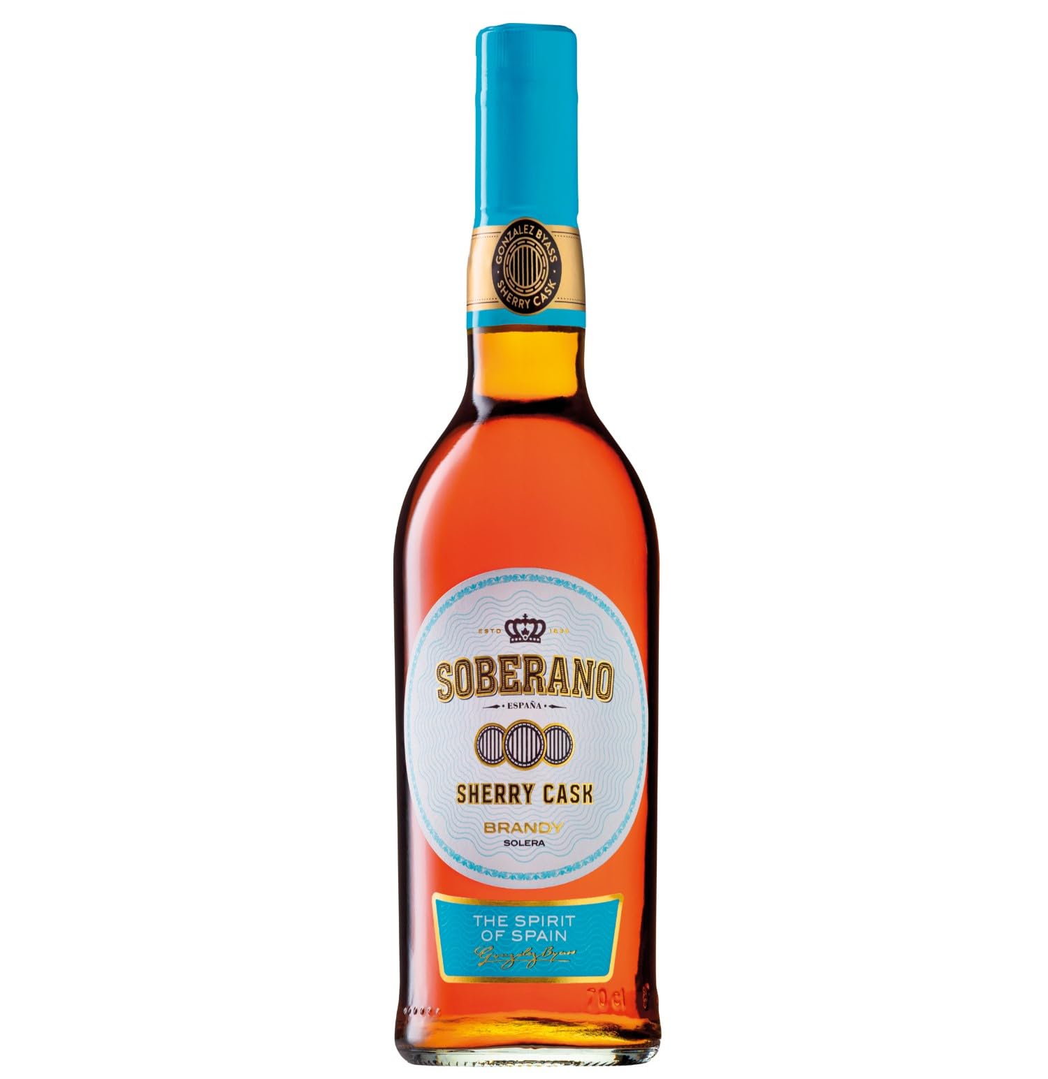 González Byass Soberano Solera Brandy süß Jerez Spanien I Visando Paket (2 Flaschen)