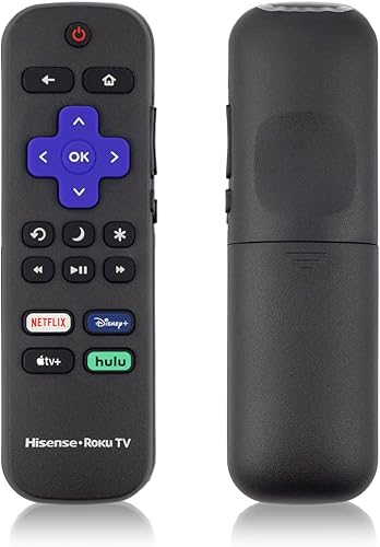 Miniatura 8 de Control remoto OEM para Roku TV sin emparejamiento Incluye botones de control de volumen y atajos Netflix Disney+ Apple TV y HBO (Hisense 3226001217)