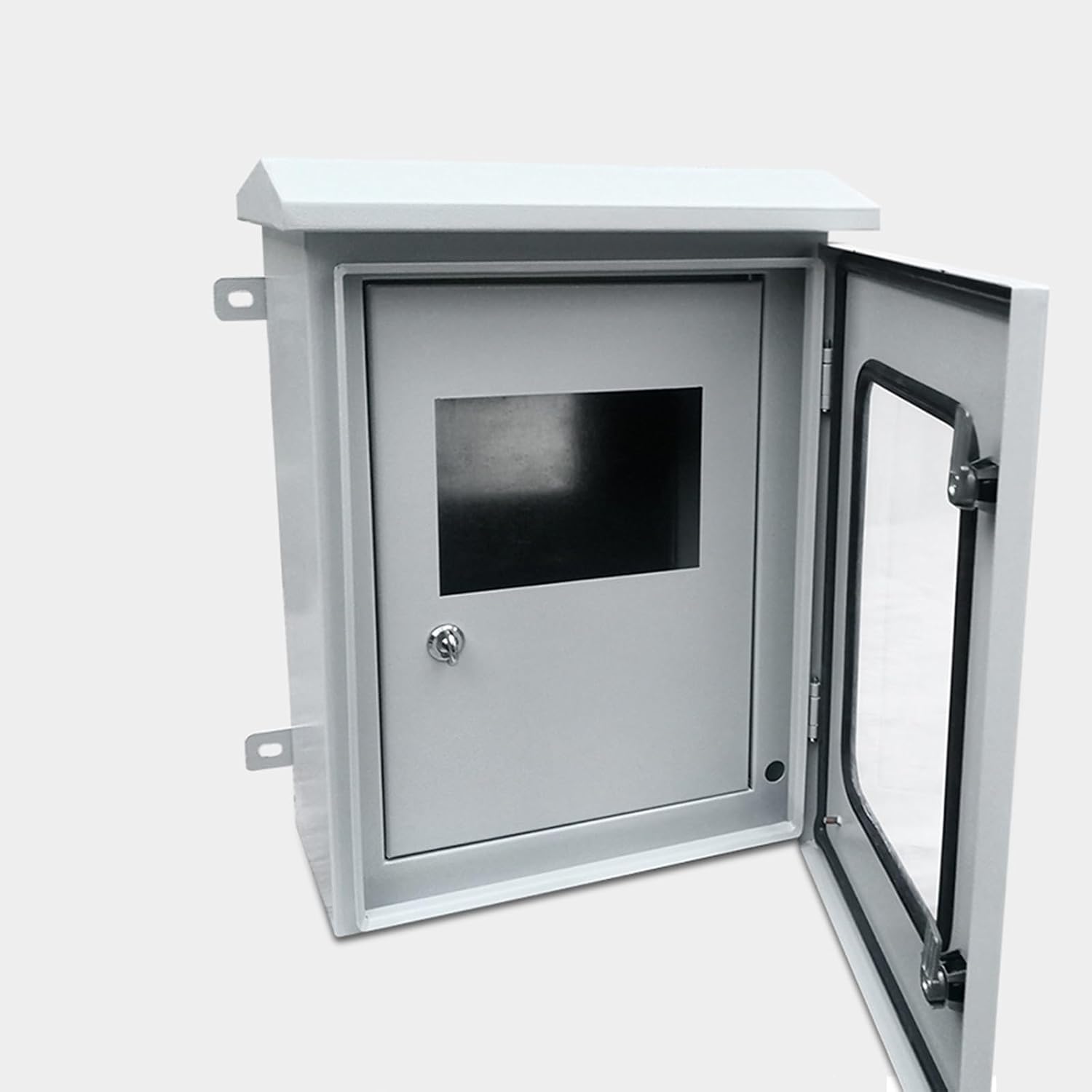 真作/羽田晃雅/水墨山水図/桐共箱二重箱付/布袋屋掛軸HG-593 真作/羽田