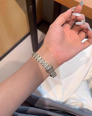 Watches for Women Wrist Watches Steel Strap Womens Watch Casual Fashion Simple Square Quartz Wristwatch Elegant Dress Women's Wrist Watch