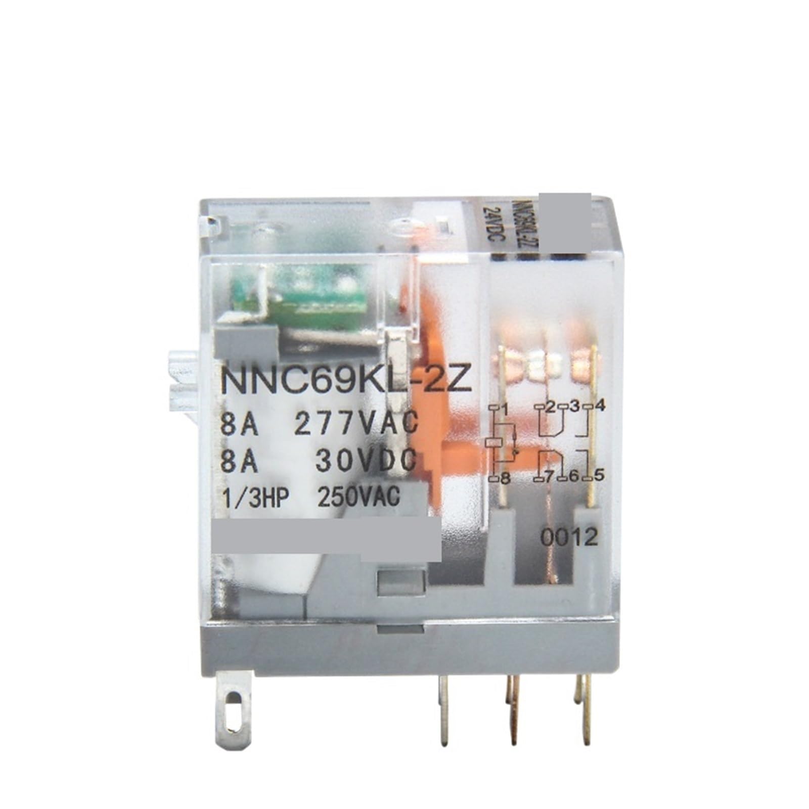 Interrupteur de conversion de relais NNC69KL-2Z G2R 8A DC24V pour PCB de commande