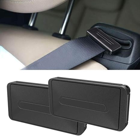 Car Seat Belt Adjuster, Seatbelt Clips | Smart Adjust Seat Belts to Relax Shoulder Neck Give You a Comfortable and Safe Experience | 2PCS Light Sliver : Amazon.ae: Baby Products