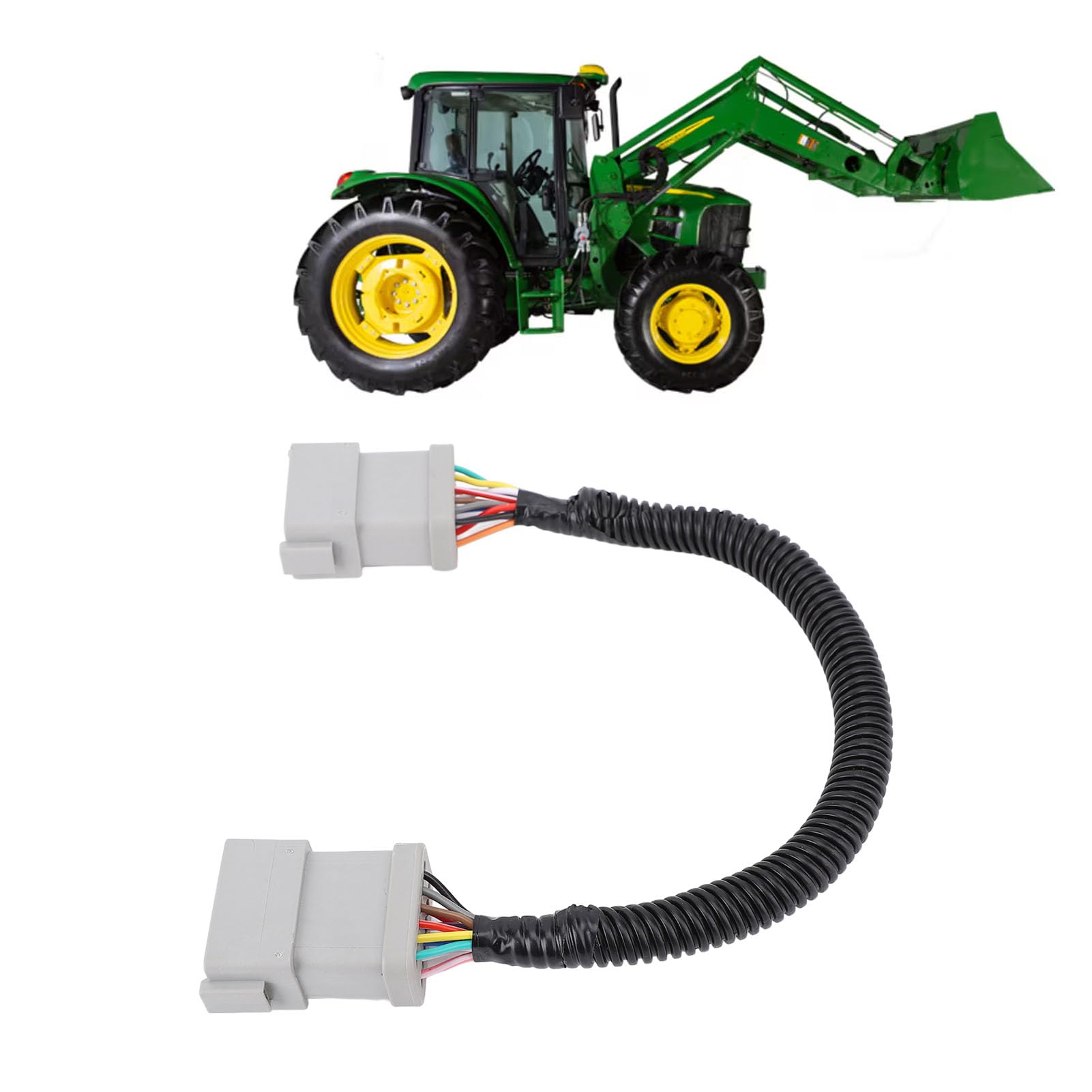 Yctze Faisceau de Câbles de Changement de Genre, Câble de Changement de Genre Pfp10470 de Remplacement pour Récepteur GPS Greenstar avec Conception Plug and Play pour équipement Agricole