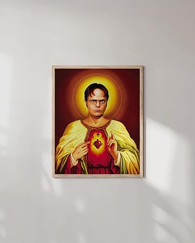 Miniatura 5 de HAUS AND HUES Póster de The Office Dwight Schrute de Dwight, arte de pared del programa de televisión de la oficina y carteles divertidos, póster de