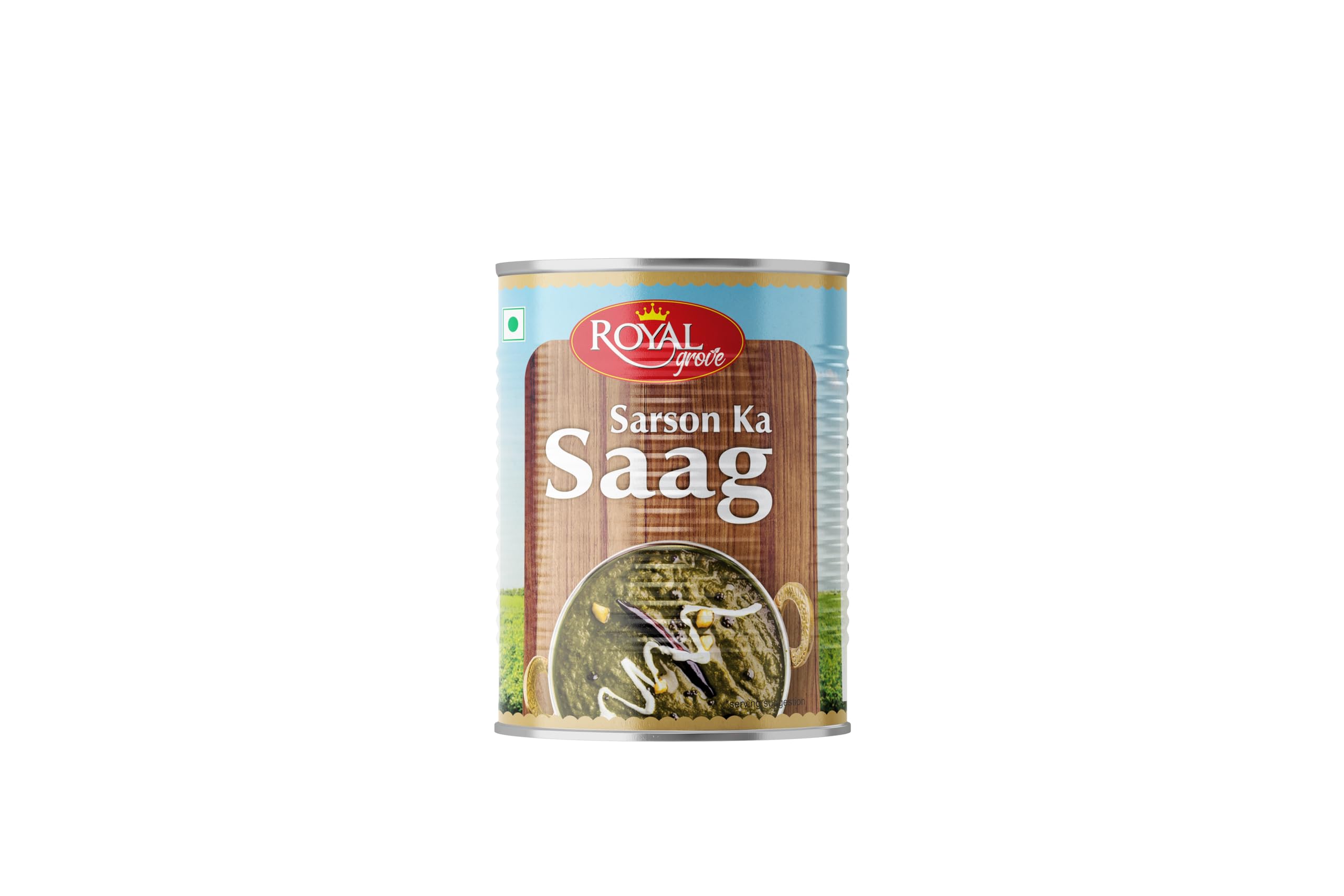 Royal Grove Sarson Ka Saag 450g | Traditional Punjabi Mustard Leaves Curry Ready to Heat & Serve with Makki Roti-image-27