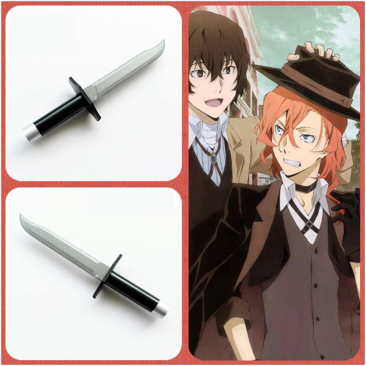 模造刀　短刀　小刀　武具　コスプレアイテム Amazon.co.jp: 中原中也 コスプレ道具 文豪ストレイドッグス 短刀 模造
