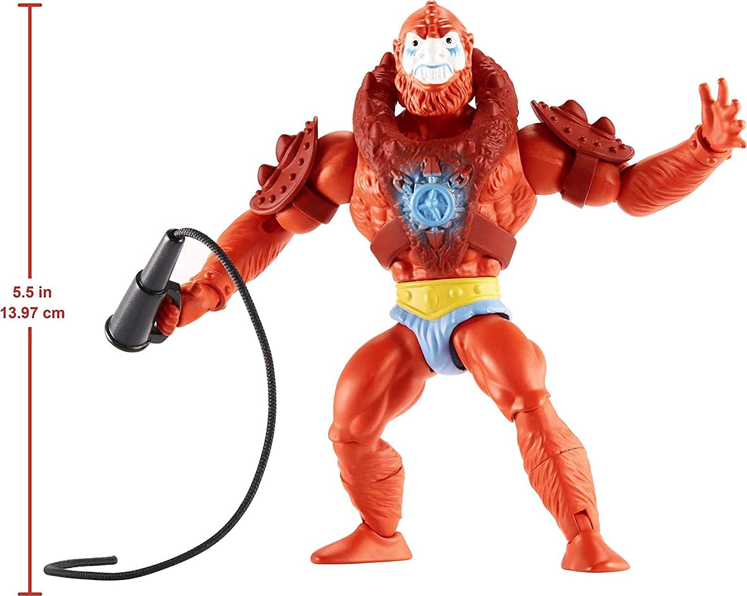 Maîtres de l’Univers Origins, figurine articulée de combat, Beast Man, jouet pour collectionneurs et enfants dès 6 ans, GNN92