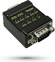Vista 1 de CABLEMAX RS-232 LED Link Signal Tester - DB-9 Male to DB-9 Female Connections for Serial Communication Monitoring