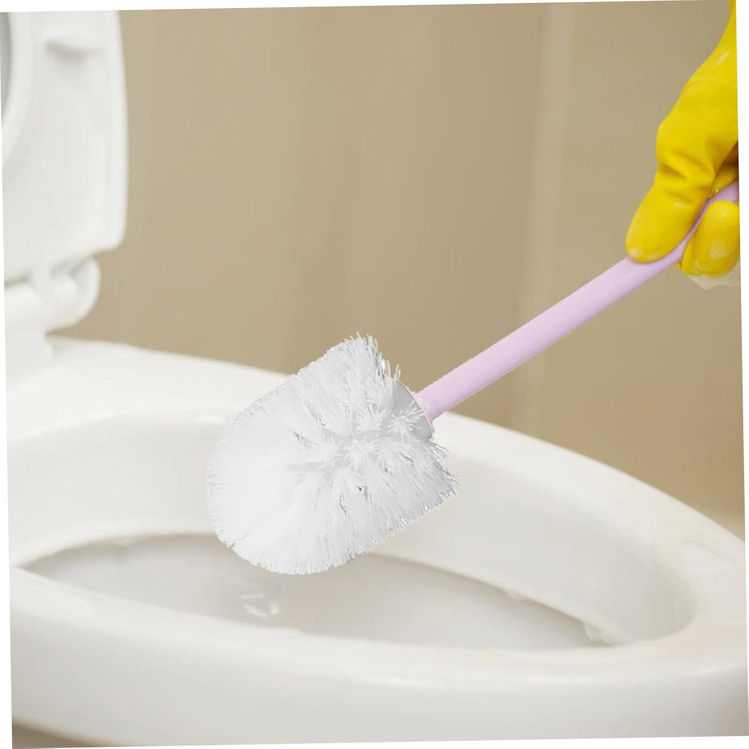 CALLARON 4pcs Bathroom Cleaning Tools Brush Heads Replacement for Bath Brush Heads
