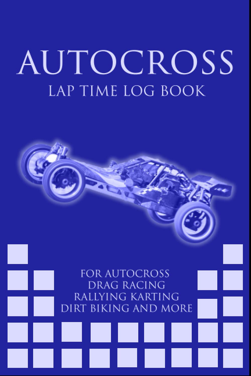 AUTOCROSS LOG BOOK: Autocross Laptime Log Book - Black - 6 x 9 - 120 Pages
