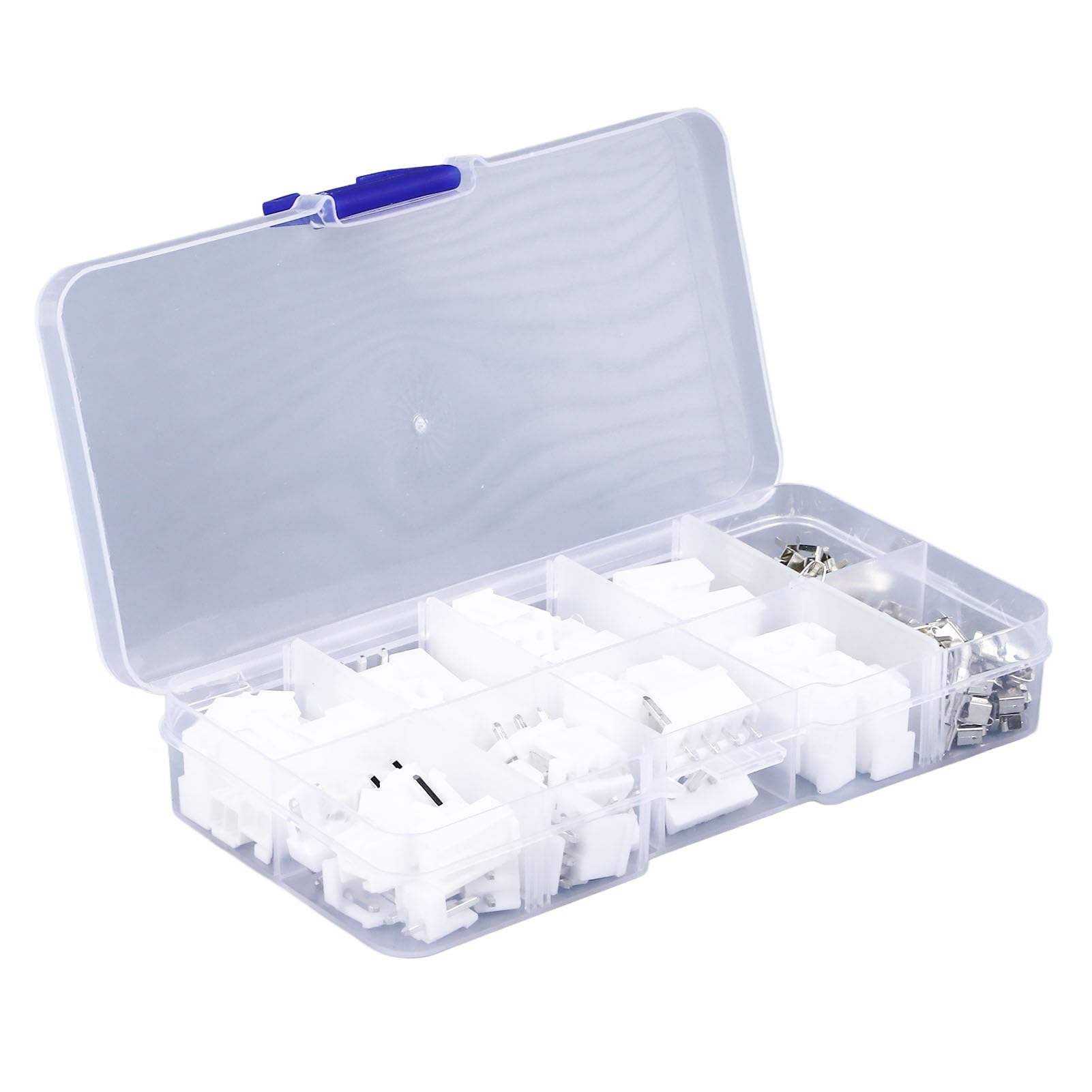 Bordstract 120PCS VH 3.96 Connector Kit, 2P 3P 4P Screw Terminal Block Connector Set with Housing Plug Straight Pin Socket Terminal