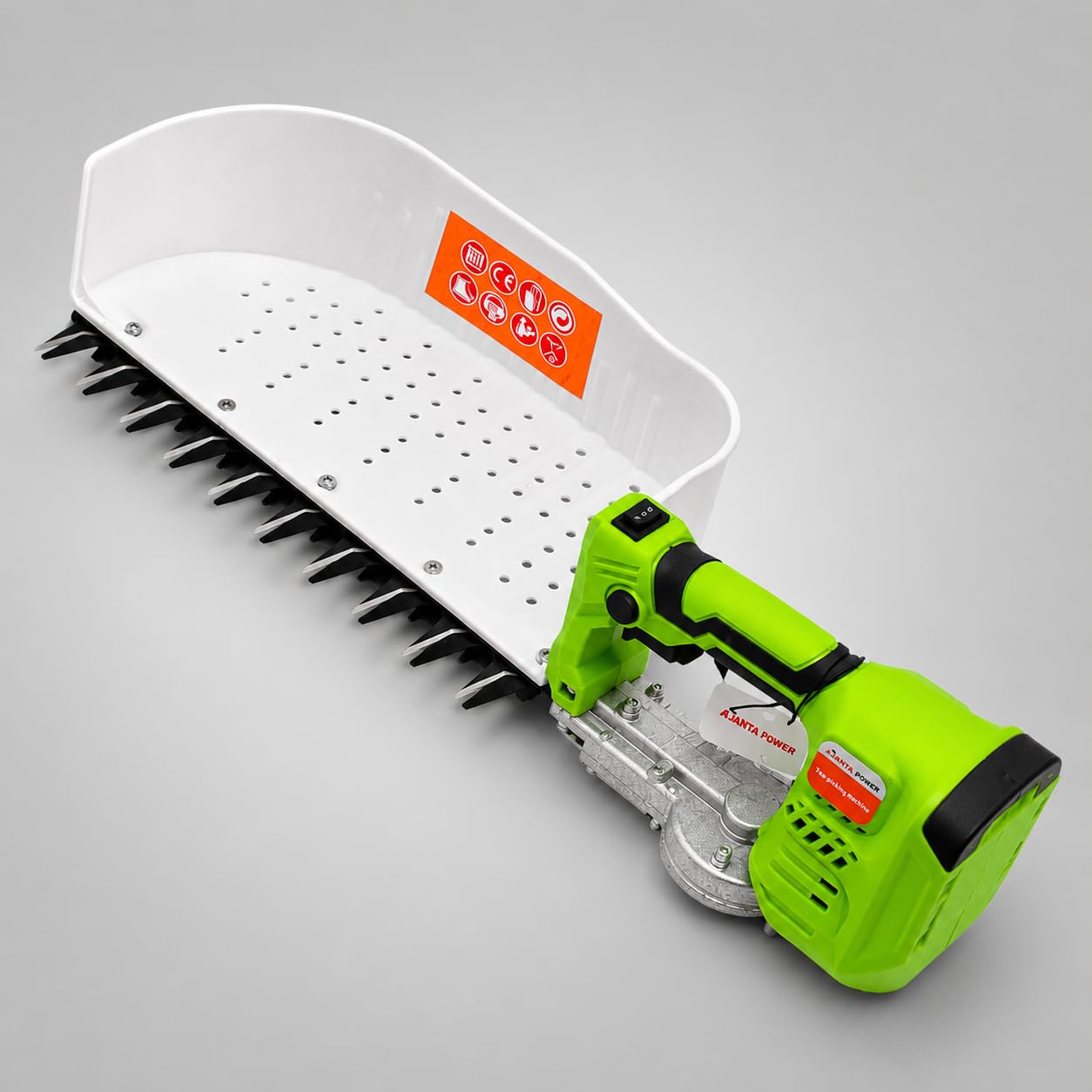 24V Cordless Tea Leaf Picking Machine with Collection Tray | Electric Harvester, Hedge Trimmer, Portable Design, Farm & Plantation Use, Grass Cutter-image-38
