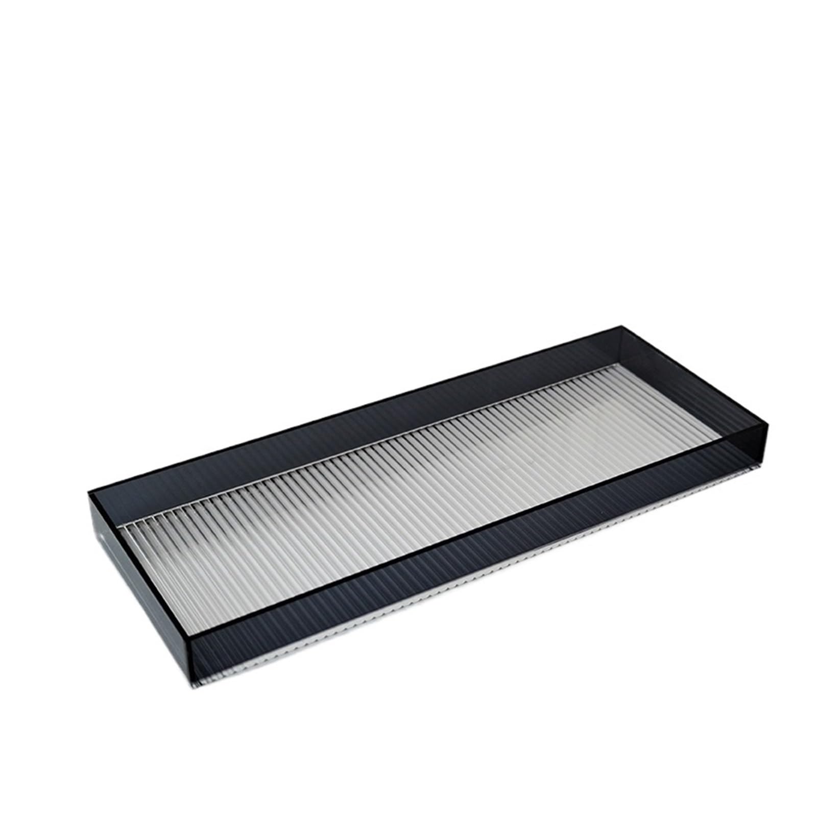 Plateau de rangement lumineux lavabo 29cm pour cosmétiques de salle de bains