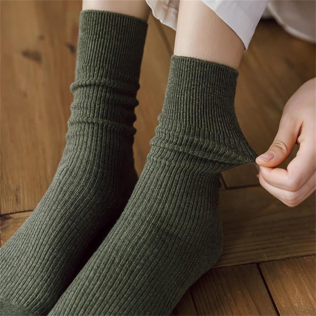 JSEIAJB Needle Cotton Socks Knitted Without Pilling or Slipping Women S Socks