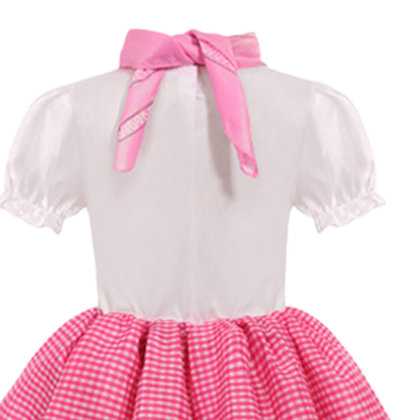 Abito da cowboy per bambine Costumi di Halloween in 3 pezzi