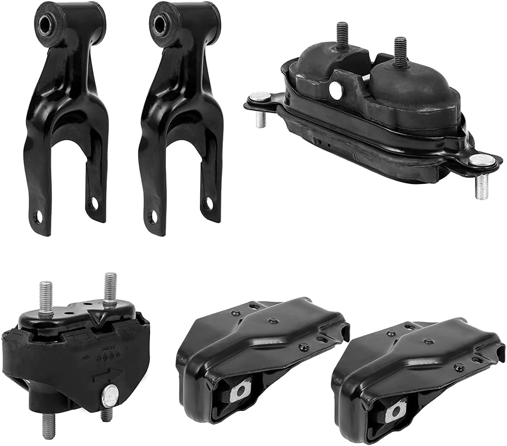 SCITOO Engine Motor Mount Transmission Mount and Torque Strut Mount Set Compatible with 1994-1996 for Buick for Regal 2000-2005 for Chevrolet for Impala,OE A2796 A2901 A2901 A2866 A2866 A2712
