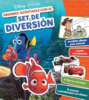 Hardcover DISNEY SET DE DIVERSION: PIXAR [Spanish] Book