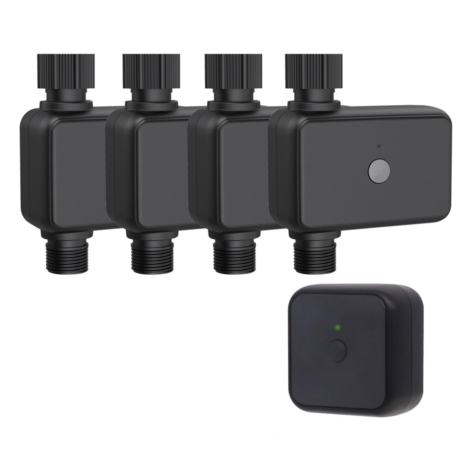 WIFI Watering Timer IP55 Automatic Drip Irrigation Garden Water Controller Valve Smart HomeBluetooth Water Conservation(4PCS)