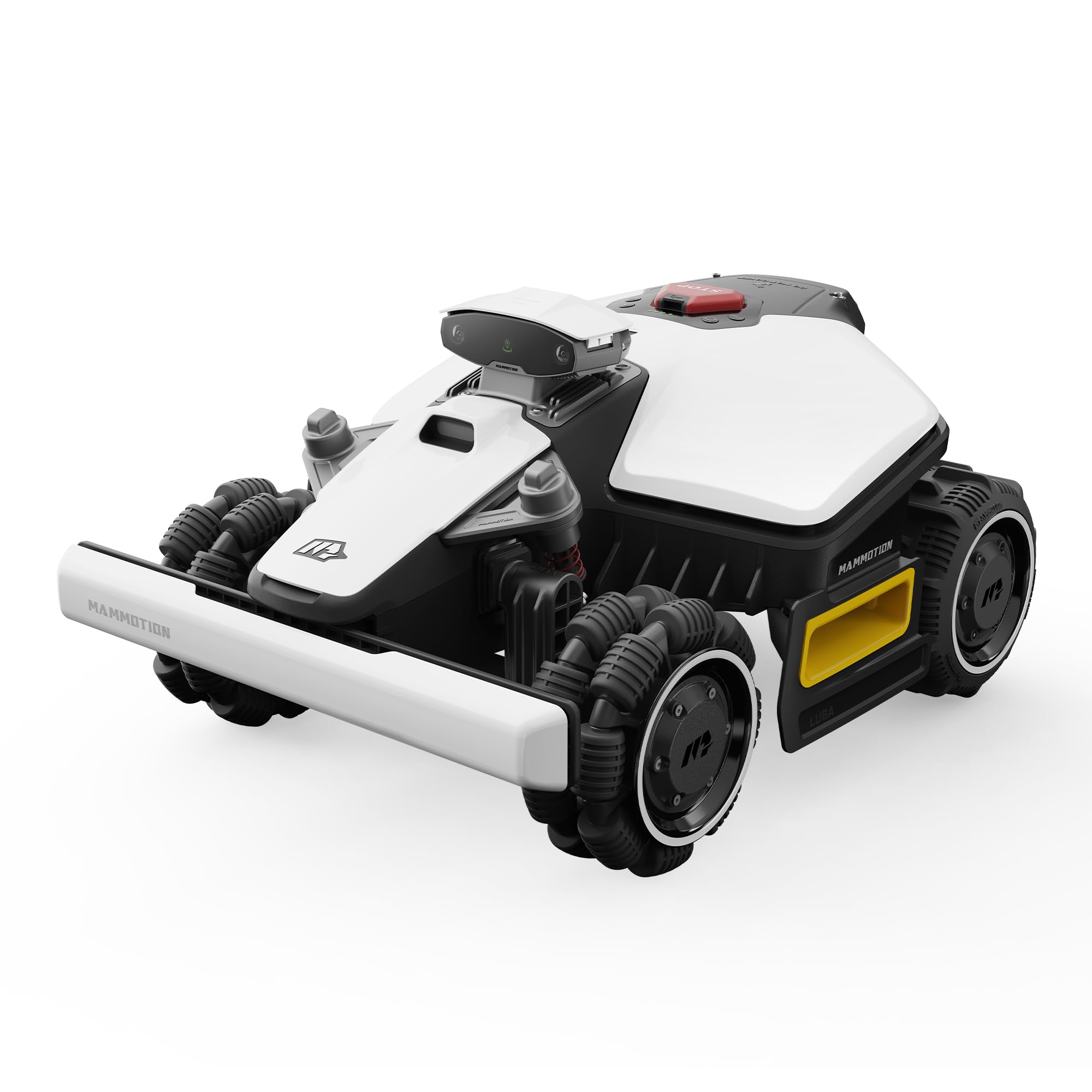 MammotionLUBA Mini AWD 800H Robot Lawn Mower with 4G, Reception 0.2 Acre, Max. 0.25 Acre, All-Wheel-Drive for 80% Slope, UltraSense AI Vision+RTK Auto-Mapping, Cutting Height 2.2"-4.0"ClimatePartner certified