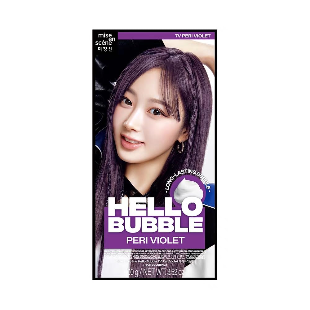 Hello Bubble Hair Color, Color Dyeing Kit (7V)