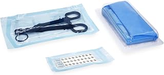 UAN Professional Sterile Body Piercing Kit - Disposable Sterilized Piercing Set for Ear, Nose, Navel Piercing