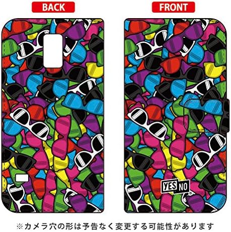 Yesno Flip Smartphone Case Sunglasses Multi/for Galaxy S5 SCL23/au ASCL23-IJTC-401-N279