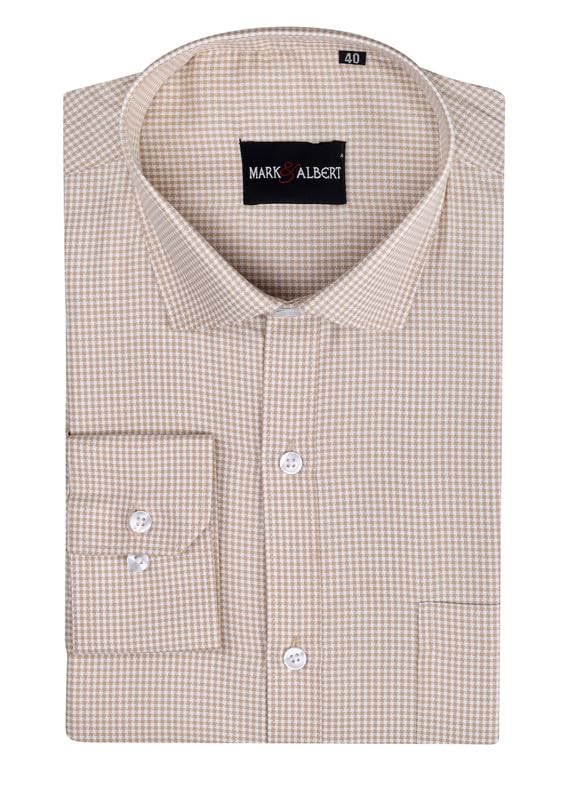 Image of Mark & Albert Men's Digital Print Full Sleeves Regular Fit Shirt