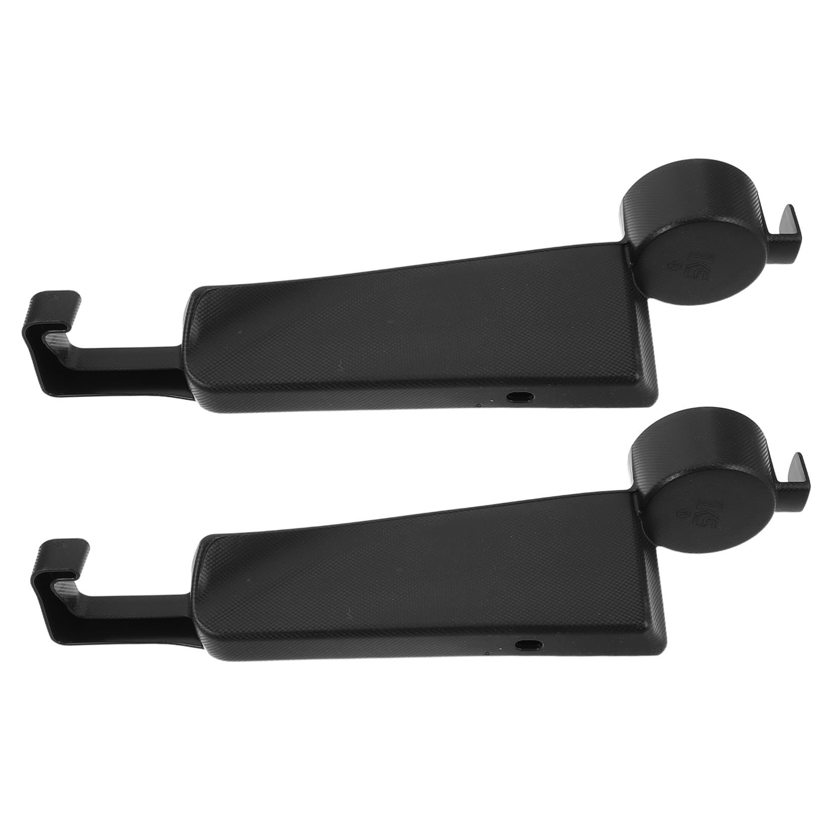 Organisateur de siège auto en ABS noir bac anti-chute pour téléphones et coins de voiture