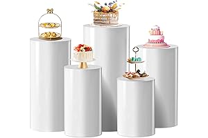 Round Pedestal Cake Stand Set for Party