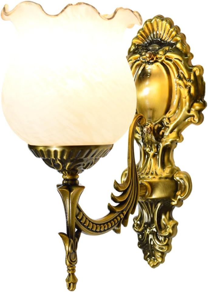 Led European style wall lamp bedroom bedside lamp in the living room