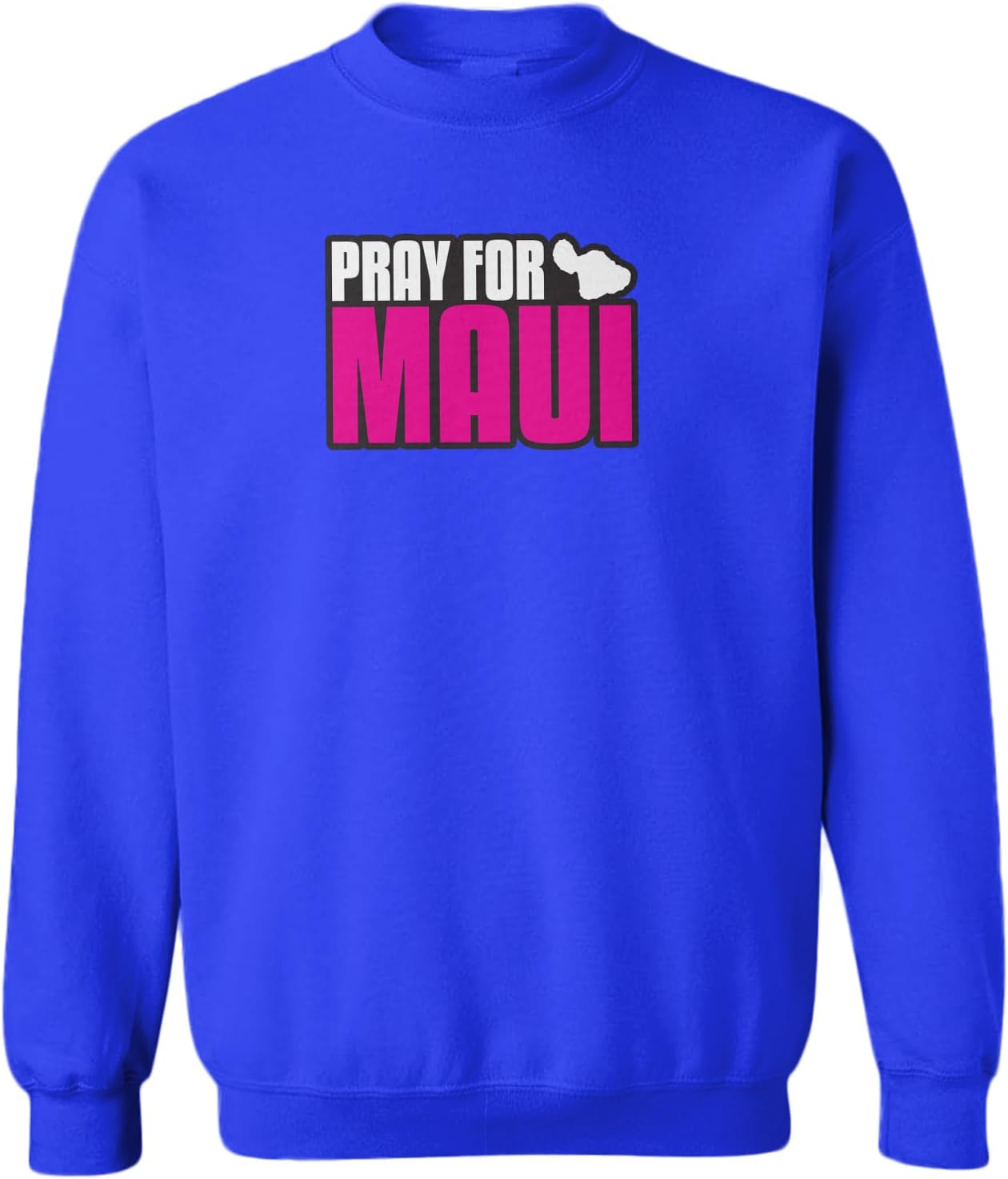 Haase Unlimited Pray For Maui - Hawaii Historic Flooding Toddler Fleece Crewneck Sweater