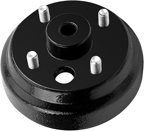 Miniatura 6 de Roykaw Conjunto de cubo de tambor de freno para carrito de golf EZGO TXT 1982 en adelante 2 ciclos G&E Carritos de golf, cubo de tambor de freno
