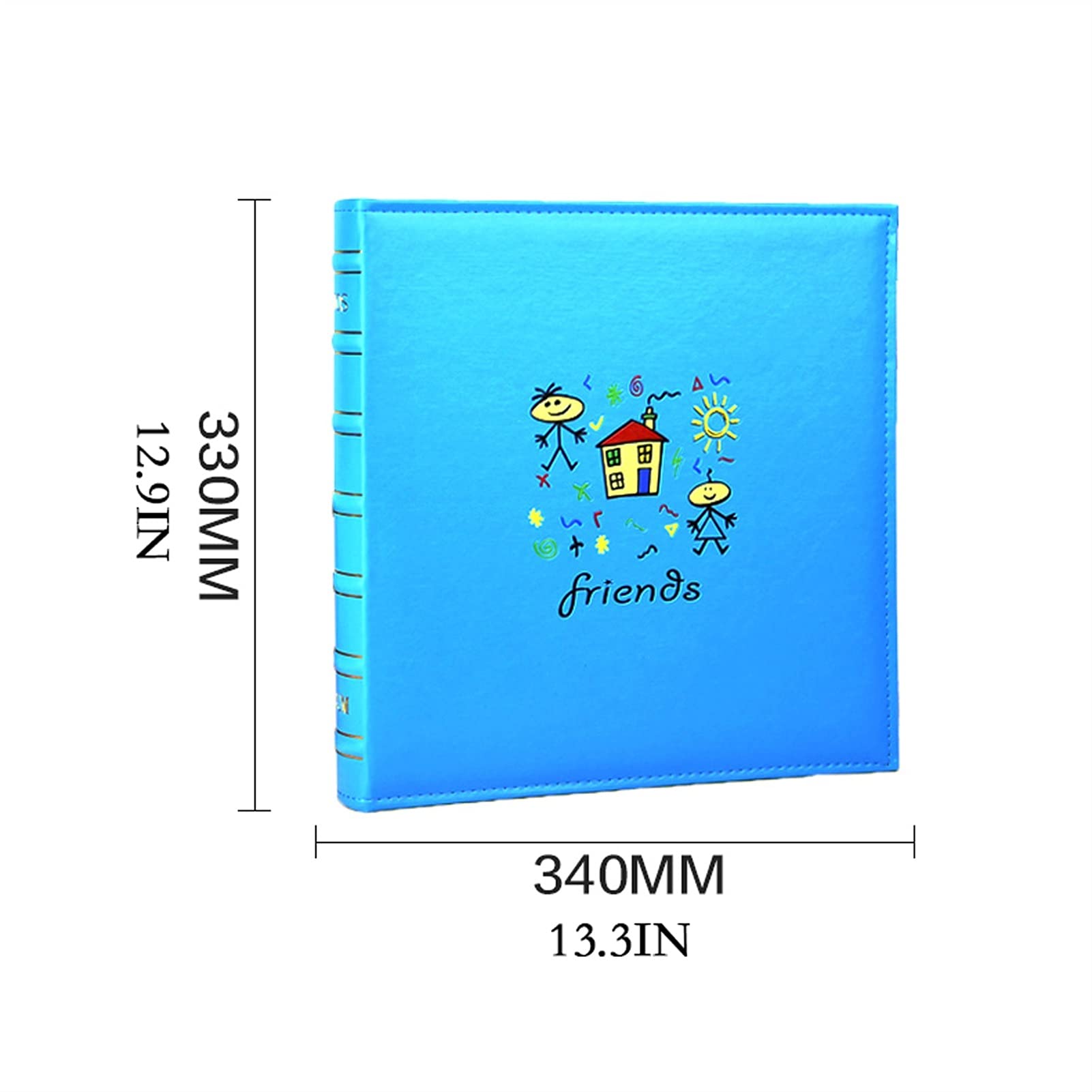 Álbum de Fotos Álbum de fotos 6 pulgadas puede contener 600 hojas de familia álbum de fotos de gran capacidad for bebés bebé niños recuerdos crecimiento crecimiento libro conmemorativo Album Fotos ( C