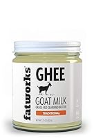 Vista 1 de Fatworks Ghee de leche de cabra 100% alimentado con pasto y filtrado fino, pastos criados en una pequeña granja familiar de los Estados Unidos.