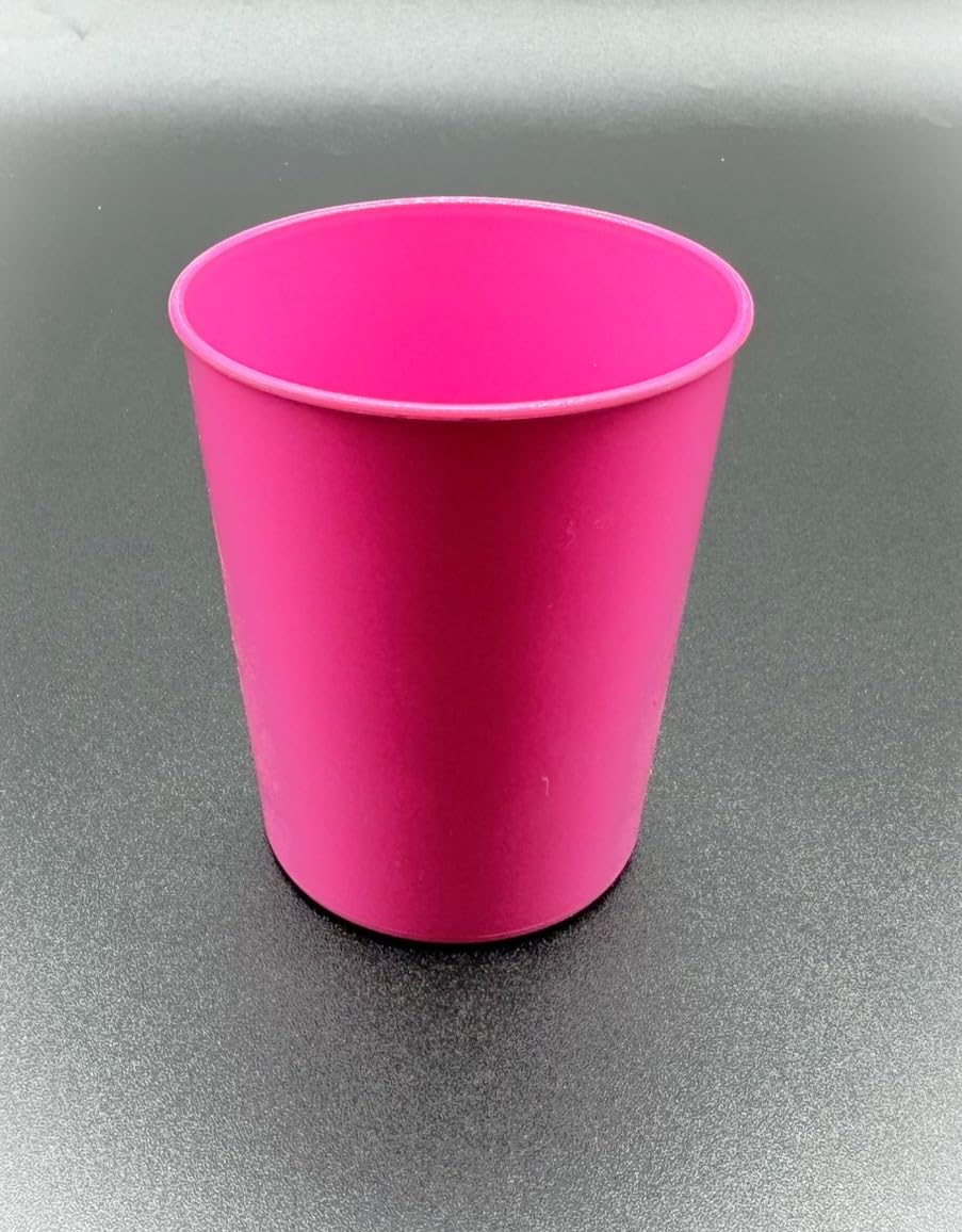 Kimmel Filiżanka do picia kubek do mycia zębów kubek z tworzywa sztucznego kubek imprezowy kubek plastikowy kubek dla dzieci kubek nietłukący się, można układać w stos, wielokrotnego użytku, kemping,